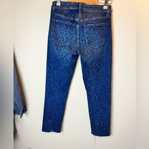 Joe’s Jeans Milla High-Rise Leopard Print Straight Ankle Jeans Size 27 - Picture 10 of 11